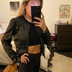 Leather jacket from Zara